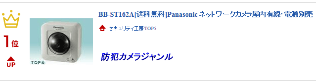 BB-ST162A【パナ正規店・送料無料】Panasonic ネットワークカメラ屋内有線
